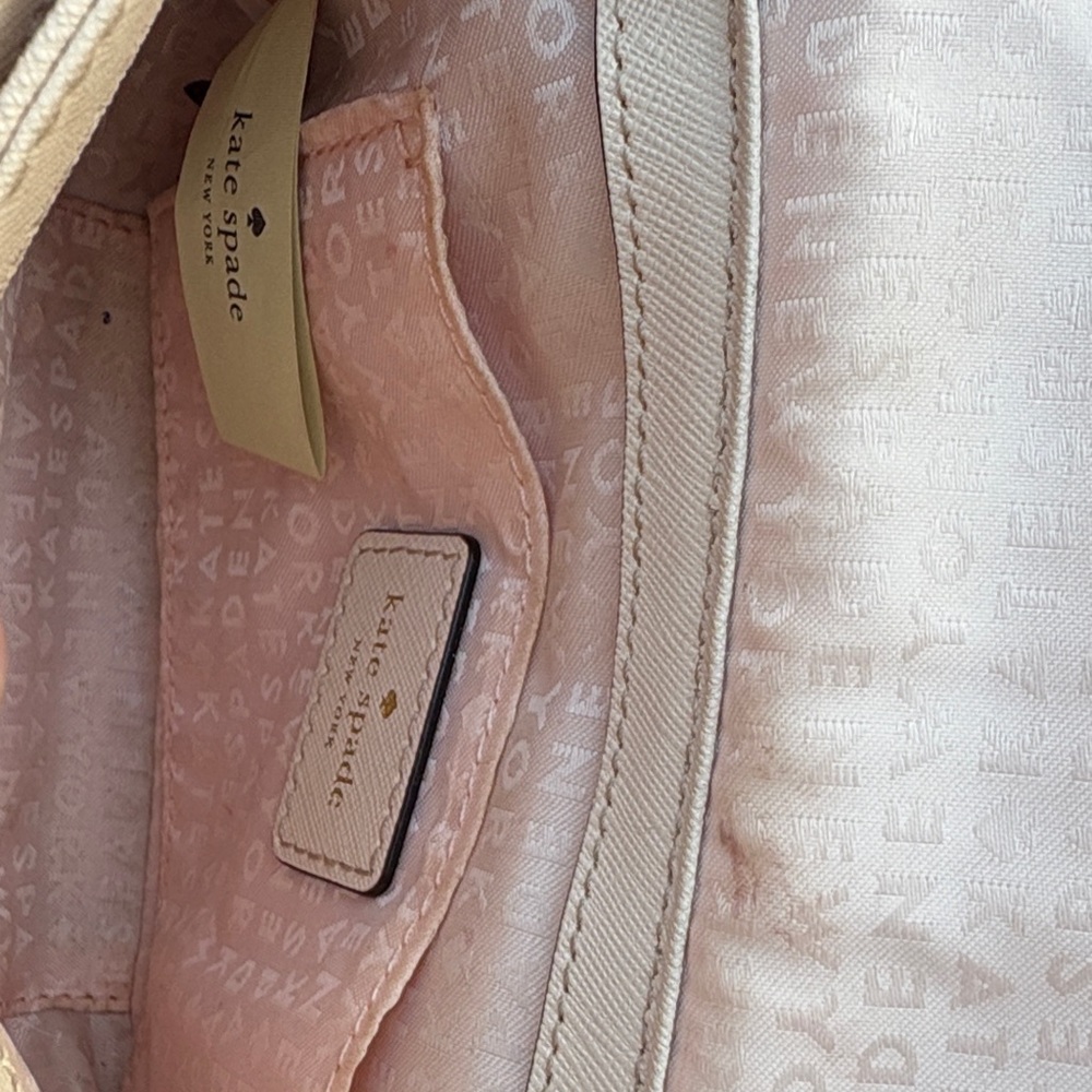 kate spade Small Saffiano Crossbody in Light Pink - Picture 6 of 6